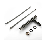 Mitigeur de salle de bain gris brossé