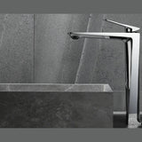 Mitigeur de salle de bain chromé