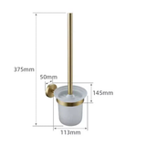 Brosse WC or brossé strié