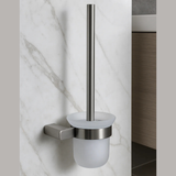 Brosse WC gris brossé