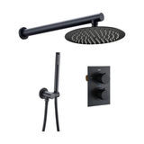 Colonne de douche encastré noir mat