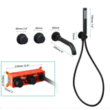 Mitigeur de baignoire encastrable gris brossé