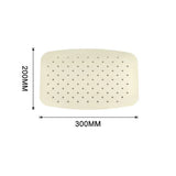 Ciel de pluie rectangulaire or brossé