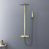 Colonne de douche et bain or brossé