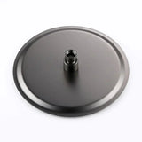 Double colonne de douche gris brossé encastrée