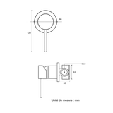 Douchette à main chromée