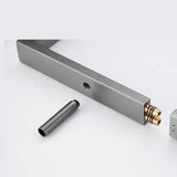 Colonne de douche et bain gris brossé