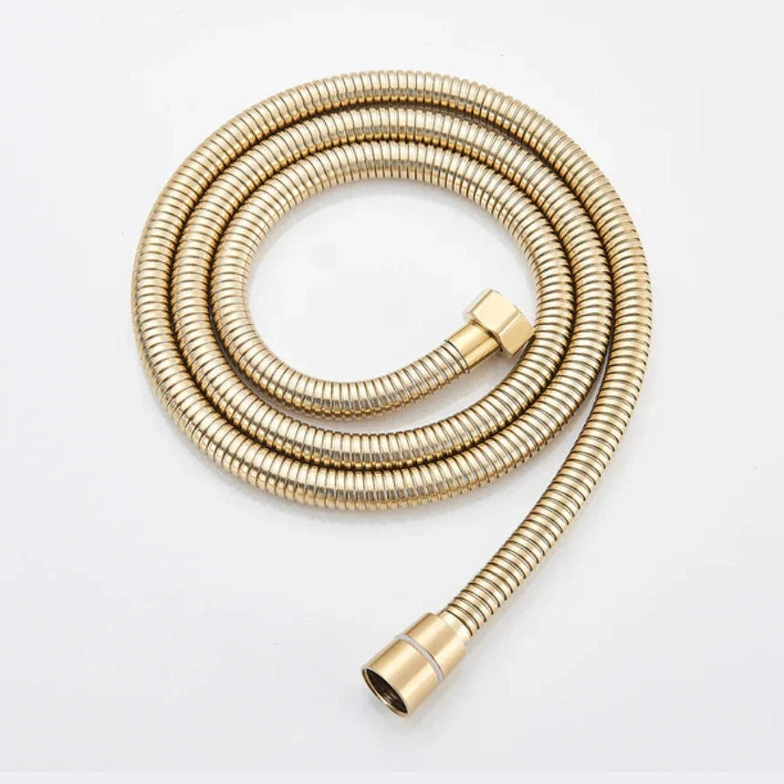 Flexible de douche or brossé