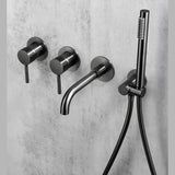 Ensemble de bain gris brossé