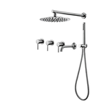 Ensemble de bain chrome