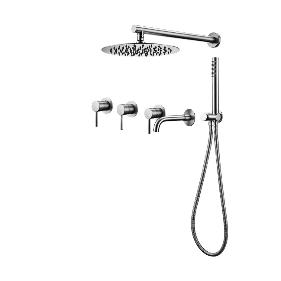 Ensemble de bain chrome