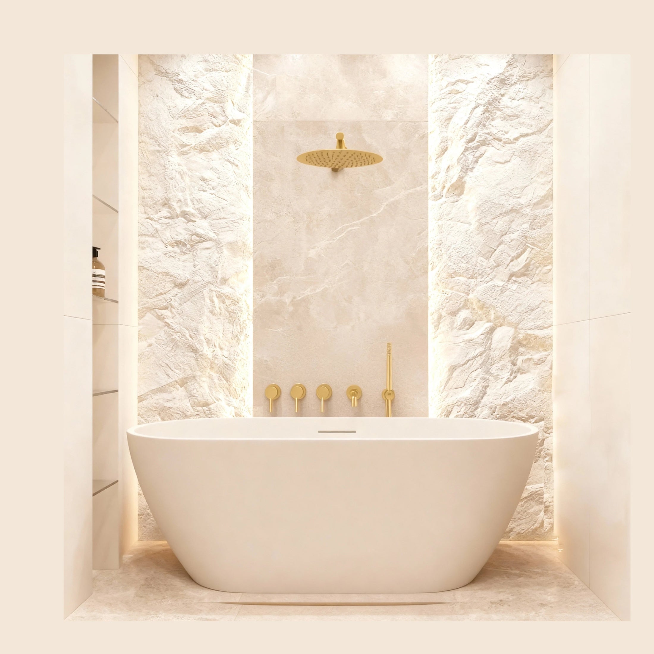 Ensemble de bain or brossé