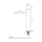 Mitigeur de salle de bain gris brossé
