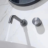 Mitigeur salle de bain encastré gris brossé