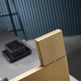 Mitigeur de salle de bain or brossé