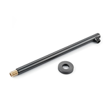 Colonne de bain encastrée gris brossé