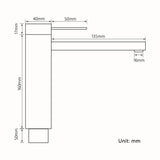 Mitigeur de salle de bain chromé