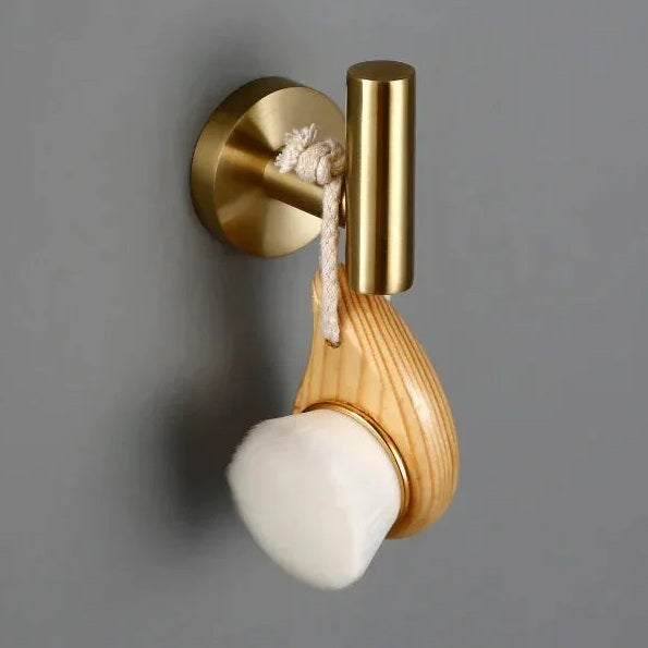 Porte-serviettes or brossé lisse