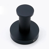 Porte-serviettes noir mate strié