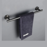 Porte-serviettes gris brossé