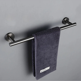 Porte-serviettes gris brossé