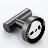 Porte-serviettes gris brossé