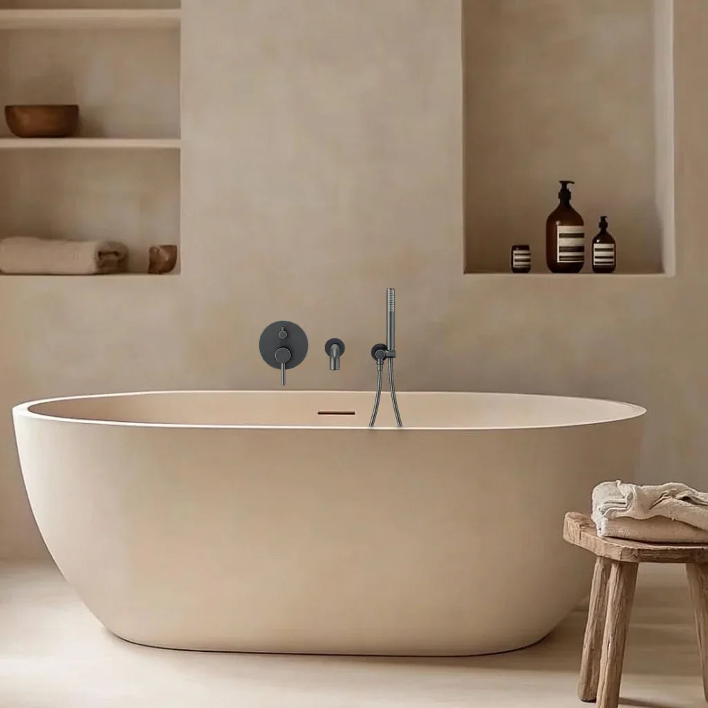 Ensemble de bain gris brossé