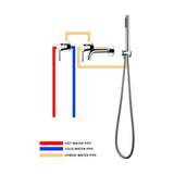 Ensemble de bain gris brossé