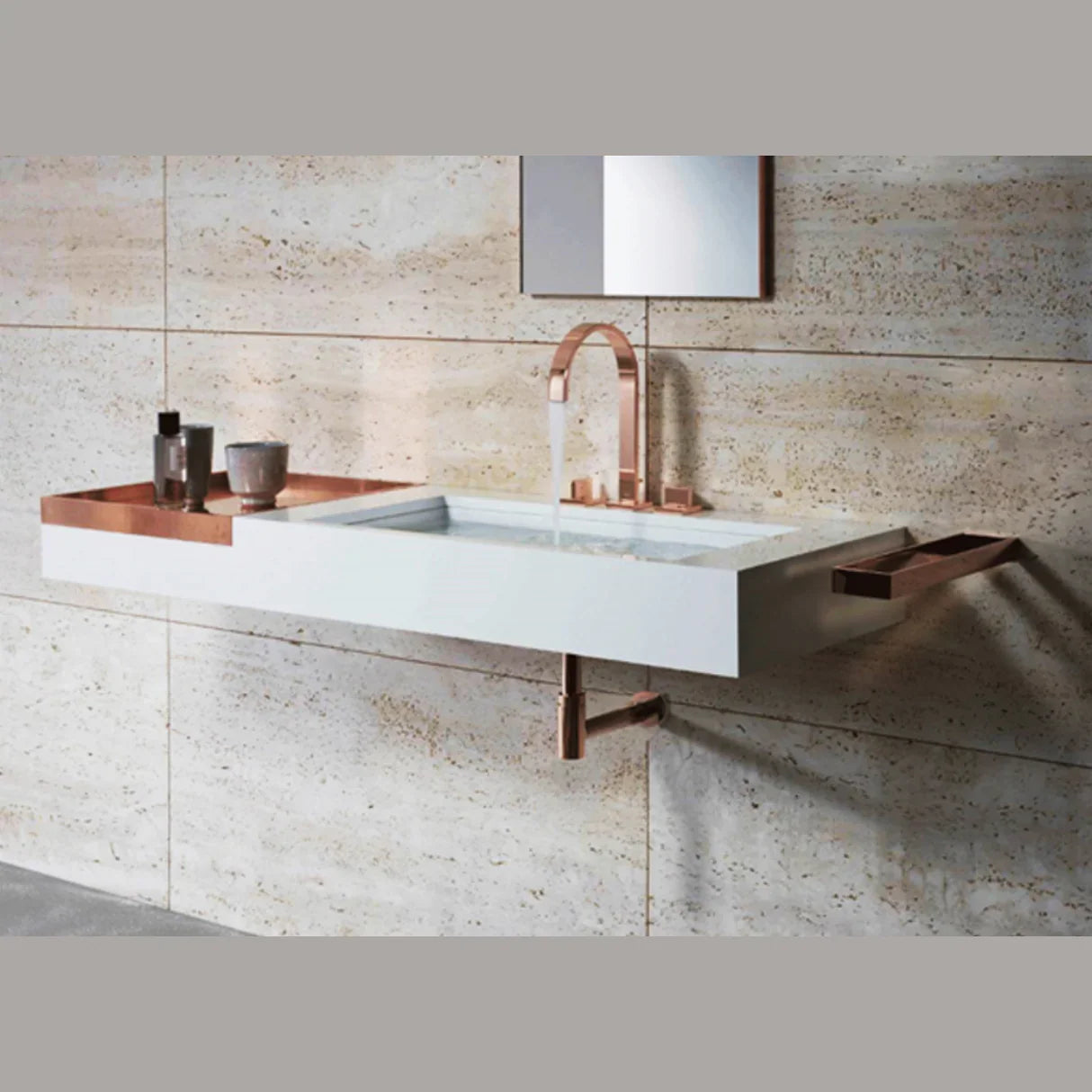 Siphon or rose brossé