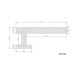 Porte-serviettes / Papier toilette chromé