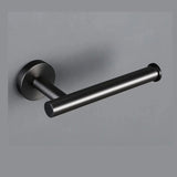 Porte-serviettes / papier WC gris brossé