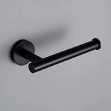 Porte-serviettes noir mate lisse