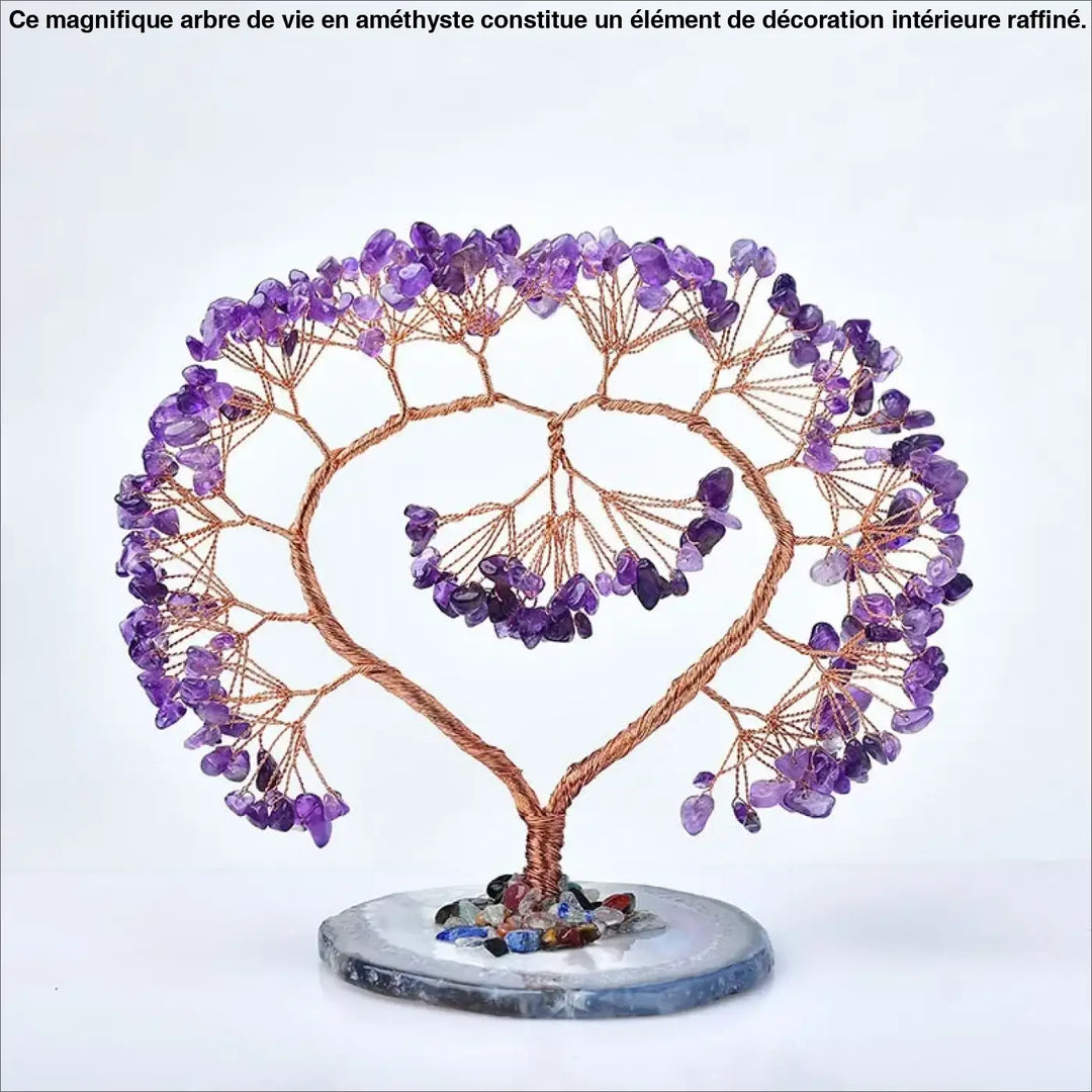 Amour – Arbre de Vie en Améthyste