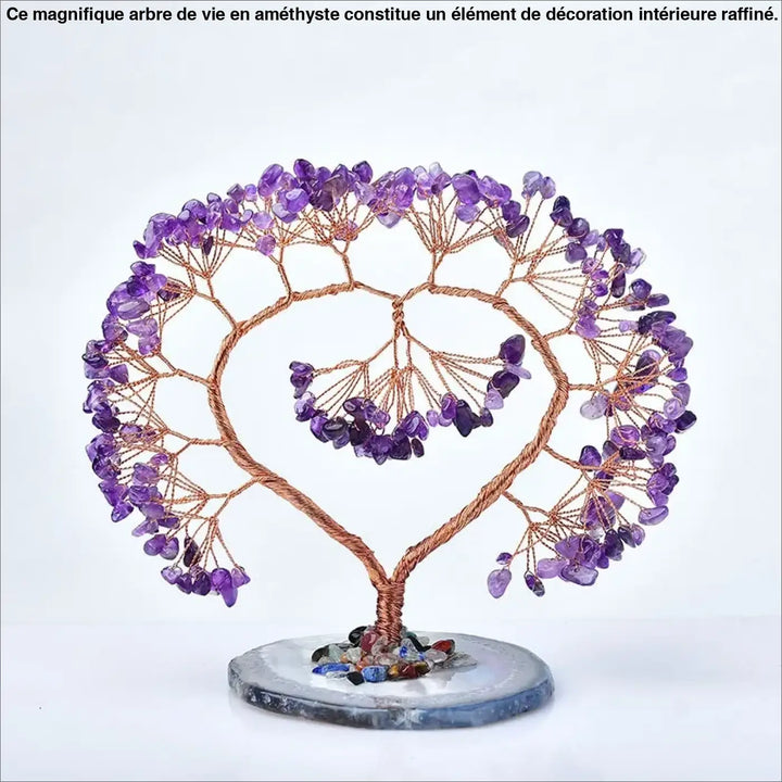 Amour – Arbre de Vie en Améthyste