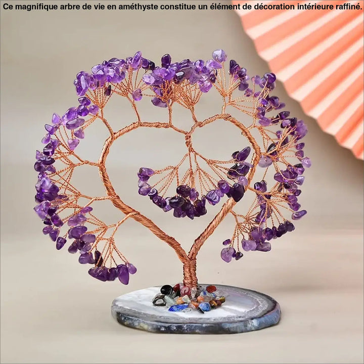 Amour – Arbre de Vie en Améthyste