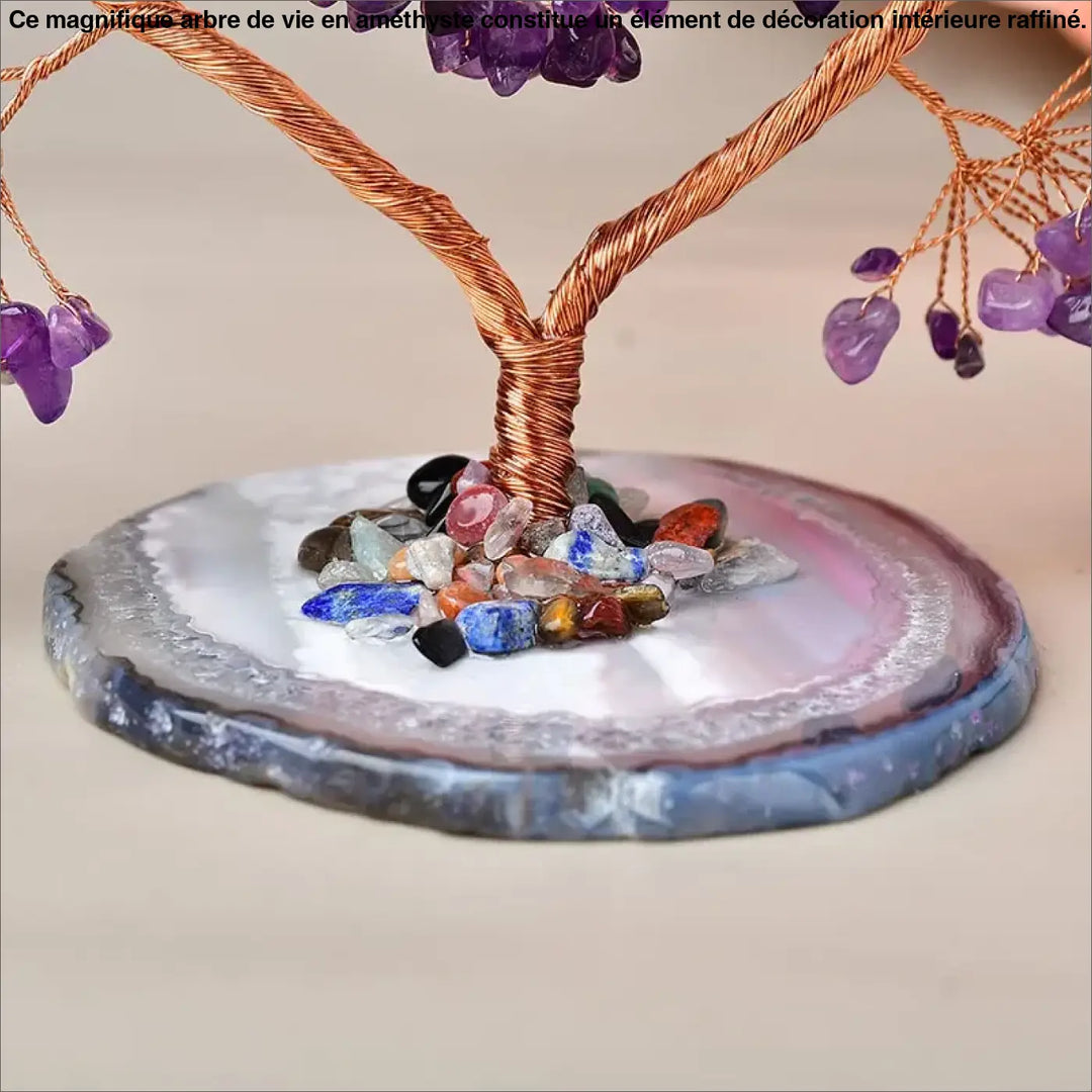 Amour – Arbre de Vie en Améthyste