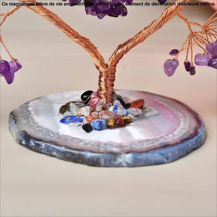 Amour – Arbre de Vie en Améthyste