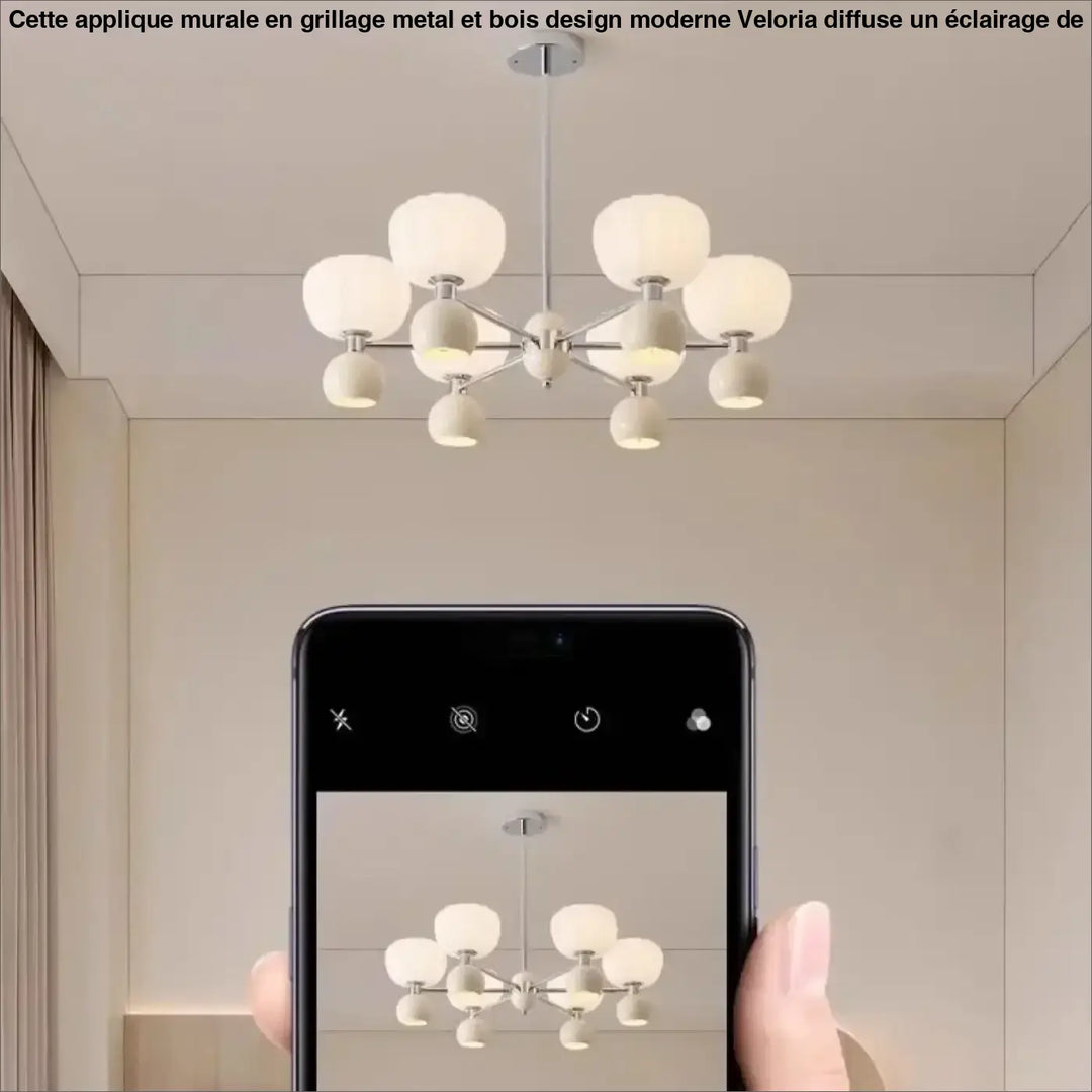 Suspension têtes moderne vert design écologique élan