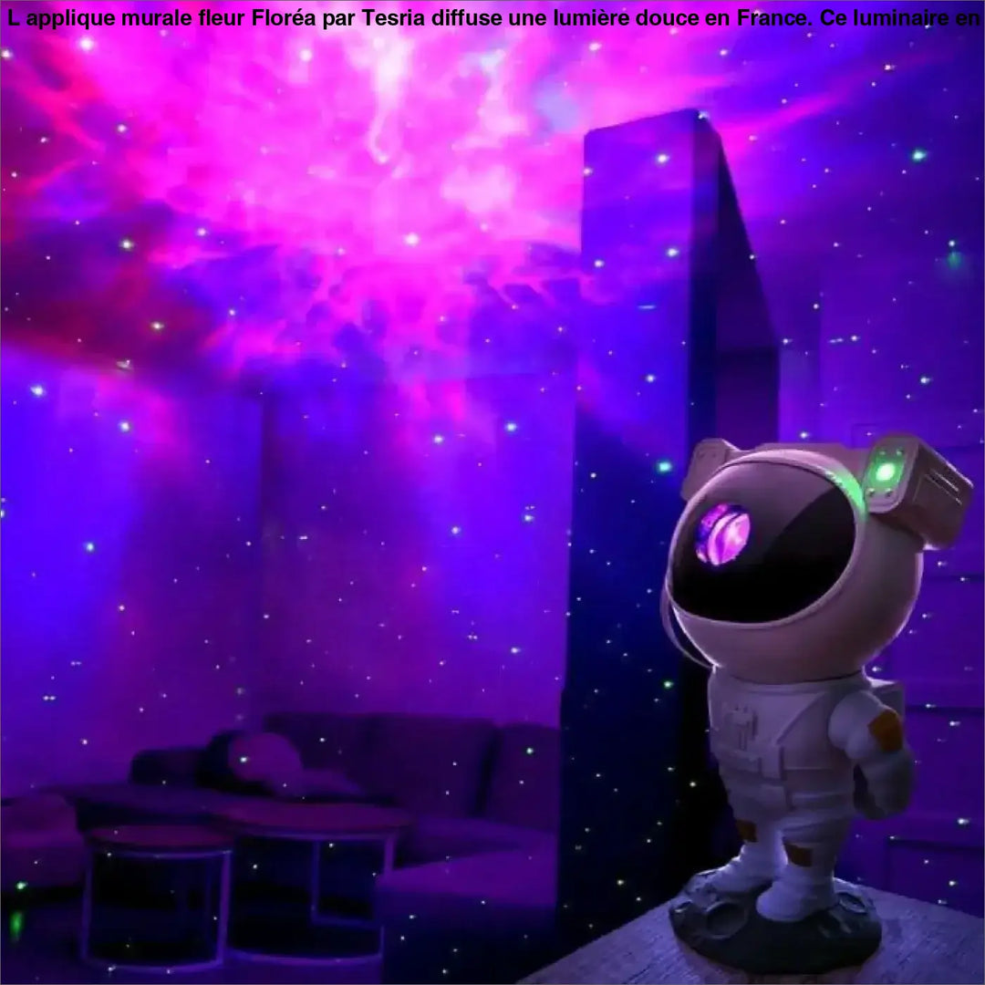 Astronaute Projecteur Galaxie Avec Minuterie LED