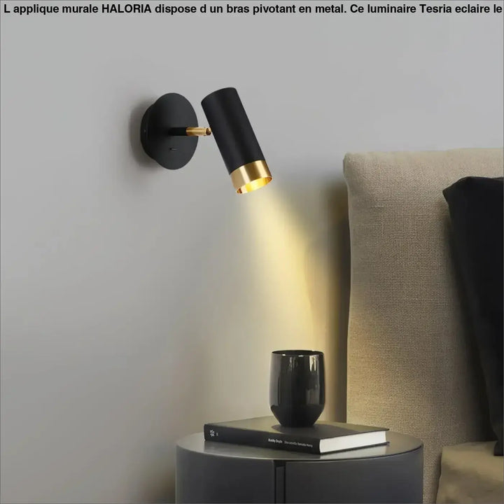 Applique Murale 1 Bras Pivotant Cylindrique