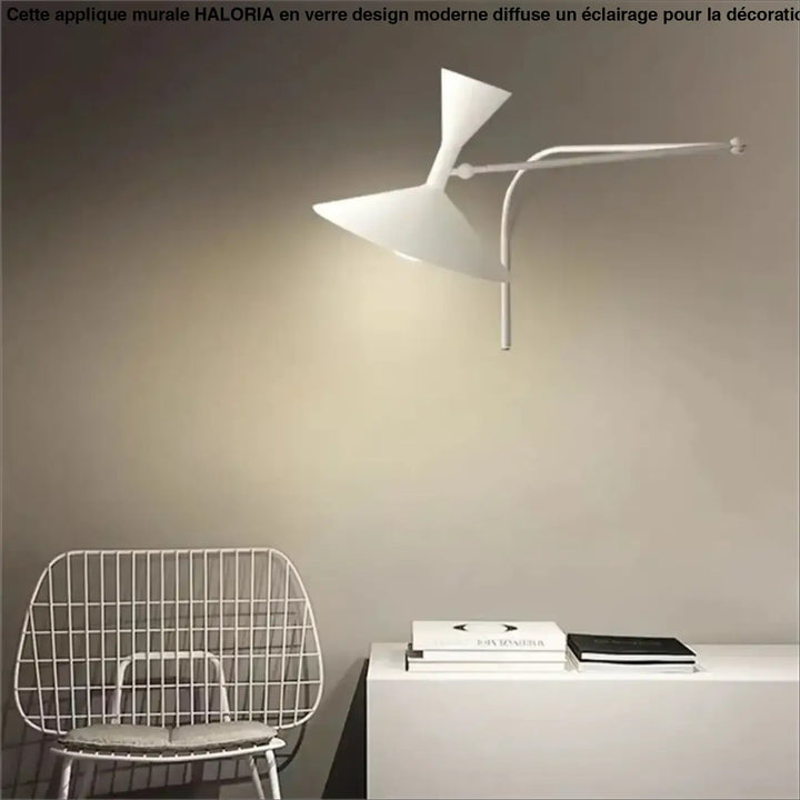 Applique murale design articulée style industriel moderne