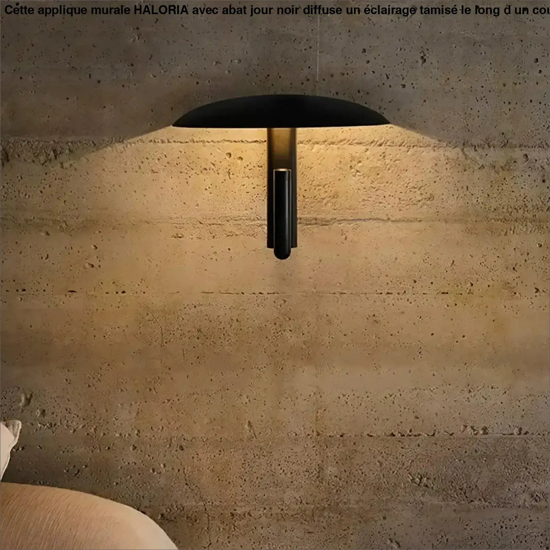 Applique Murale Abat Jour Noir Au Style Moderne