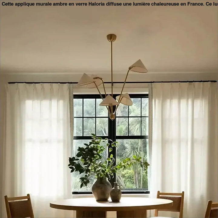 Suspension luminaire design minimaliste à formes coniques blanc