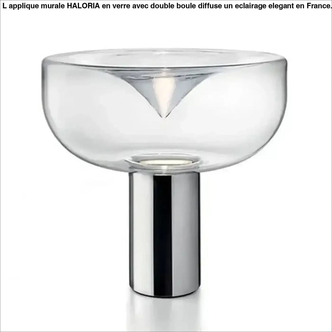 Lampe de table gloss en verre fumé avec base chrome et design sculptural triangulaire pour décoration intérieure