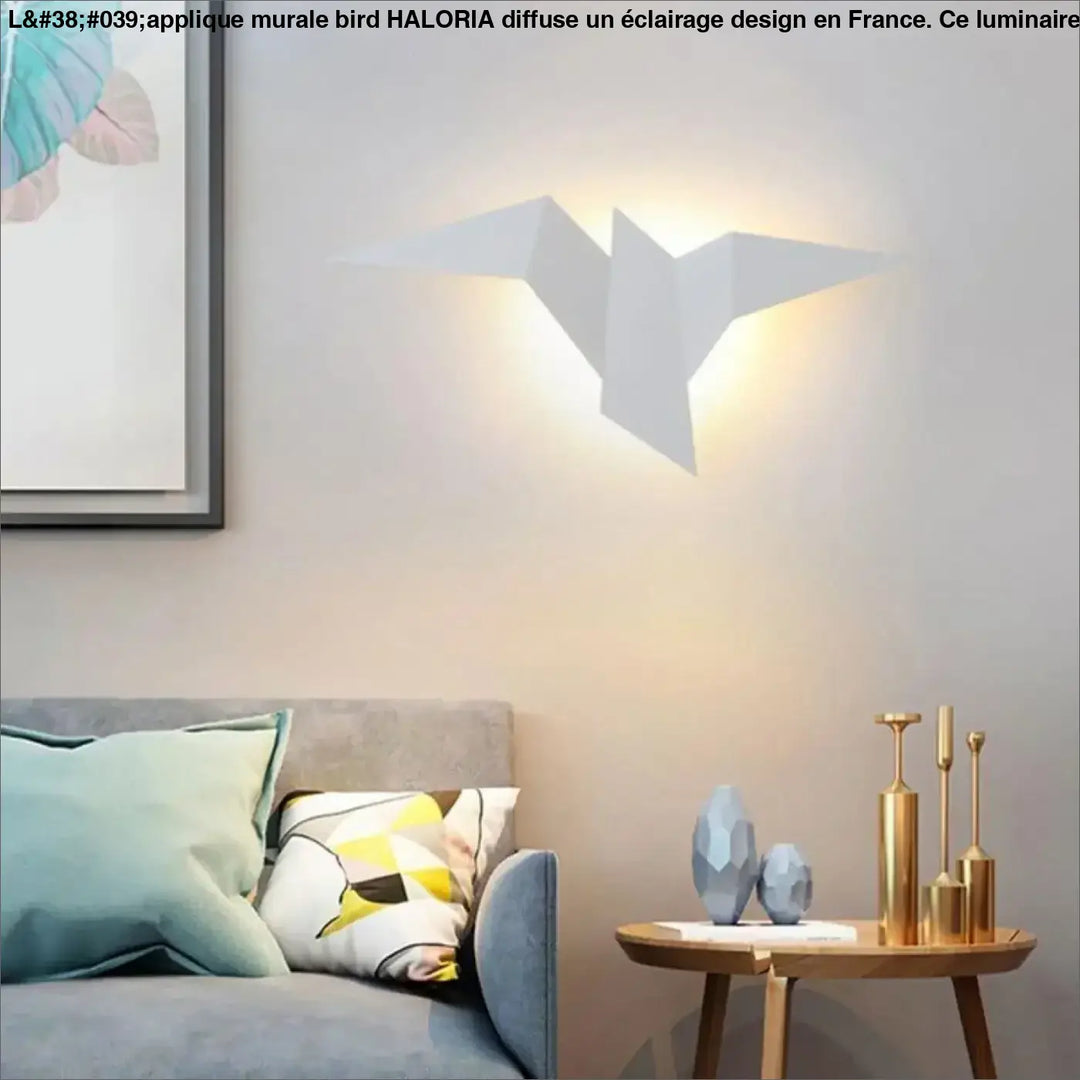 Applique Murale Bird En Aluminium Style Moderne