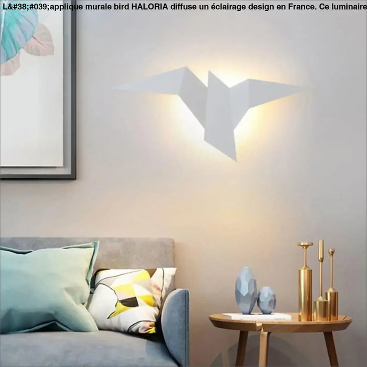 Applique Murale Bird En Aluminium Style Moderne