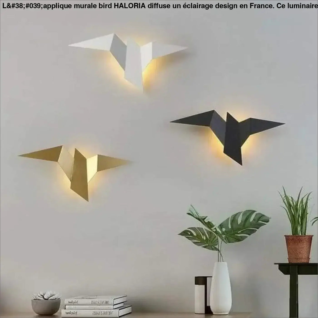 Applique Murale Bird En Aluminium Style Moderne