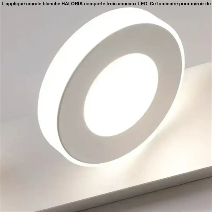 Applique Murale Blanche Pour Miroir De Salle De Bain