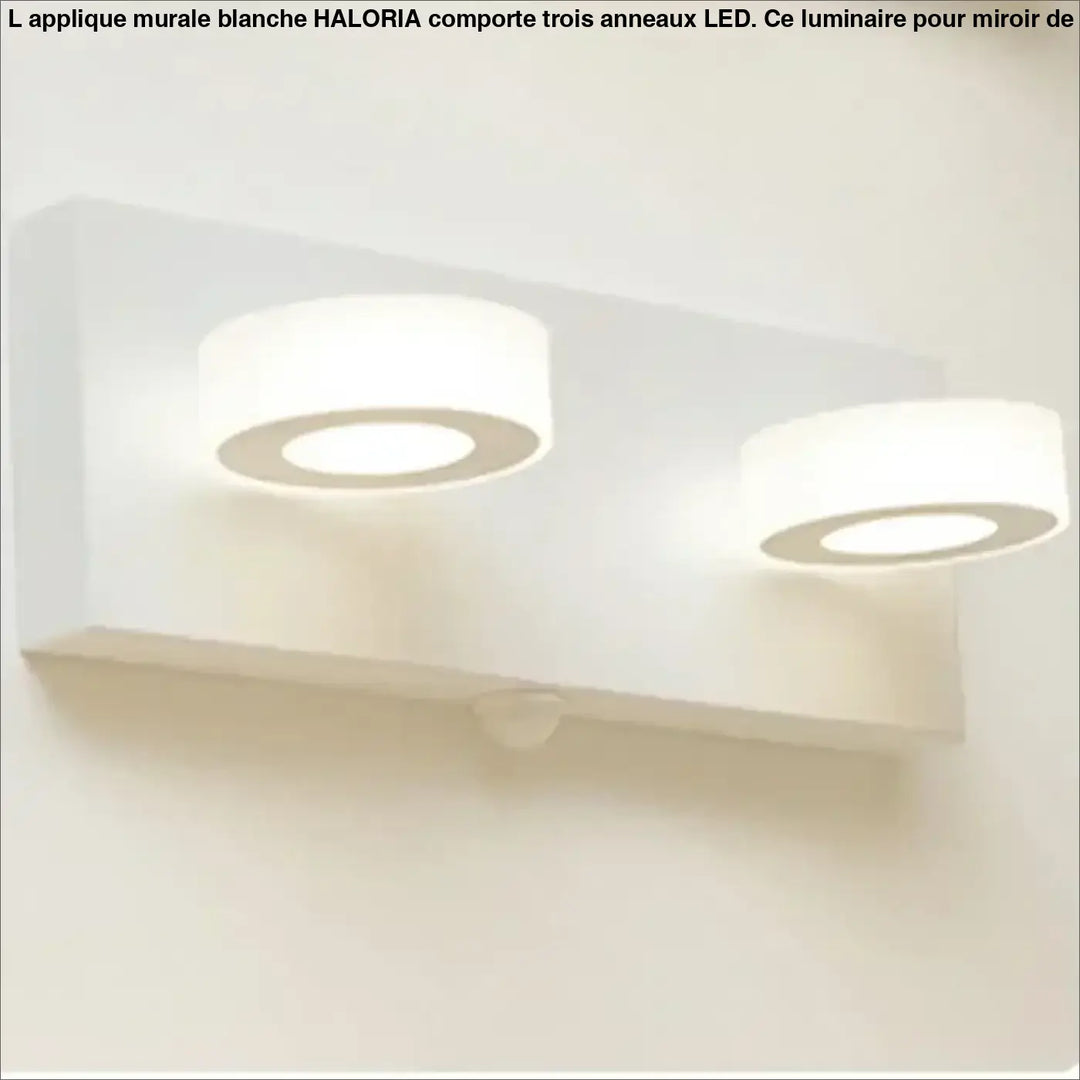 Applique Murale Blanche Pour Miroir De Salle De Bain
