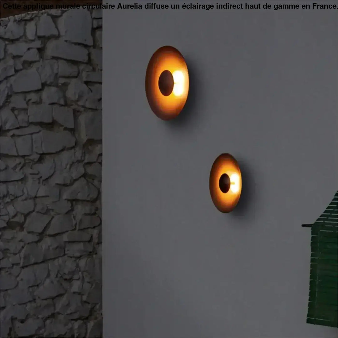 Applique murale circulaire haut de gamme

